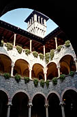 Bellinzona, Svizzera. La corte interna di Palazzo Civico